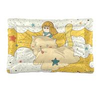 siphylline Alfombrilla de cama para mascotas, suave, cómoda, antideslizante, para perros grandes, jumbo, medianos y pequeños, 36 x 24 pulgadas