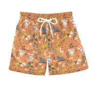 siphylline Animals of Australia - Pantalones cortos de natación atléticos para playa, 3-14 años, Animales de Australia, 3 años
