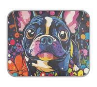 siphylline Art French Bulldog - Cama de verano para gatos de interior con refrigeración para gatos de interior para gatos caninos y exteriores, esenciales, tapete refrescante para mascotas, S