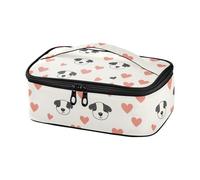 siphylline Bolsa de almuerzo térmica para hombre con diseño de perro de dibujos animados para el día de San Valentín