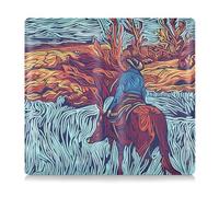 siphylline Cowboys in The Valley - Funda de piel sintética para registro y tarjeta de seguro, accesorios para identificación, licencia de conducir, tarjetas de información de contacto clave, Cowboys