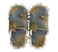 siphylline Herramienta de limpieza de polvo de microfibra para zapatos, Patrón de pantano Woodlduck, Medium