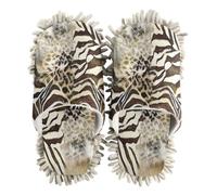 siphylline Herramienta de limpieza de polvo de microfibra para zapatos, Y2k Cheetah Leopard Zebras Tigers Print, Large