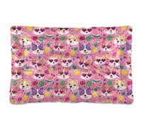 siphylline Lovely Cute Dogs - Alfombrilla de cama para mascotas, antideslizante, suave, cómoda, para perros grandes, jumbo, medianos y pequeños, 36 x 24 pulgadas