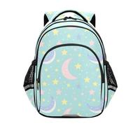 siphylline Mochila diaria para niñas, niños, estudiantes, mochila para escuela, viajes, mochila de luna, Moon, Medium