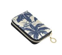 siphylline Ocean Beach Ocean Style Roses Safari - Cartera de piel para tarjetas de crédito con 9 ranuras para tarjetas de crédito con bloqueo RFID con cremallera