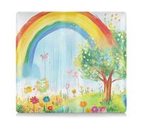 siphylline Rainbow Appearing After The Rain - Soporte de cuero para registro de automóvil y tarjeta de seguro, artículos esenciales para identificación, licencia de conducir, tarjetas de información