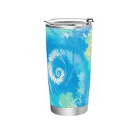 siphylline Tazas de acero inoxidable con diseño de explosión de colores vibrantes para frío y caliente con tapa, taza de viaje para agua, té helado o café, vaso aislado portátil de 20 onzas, 20 onzas