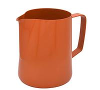 Sipliv 20 oz (600 ml) de acero inoxidable espresso jarras humeantes leche espumante jarra crema macchiato capuchino latte art making jarra tazas jarra espumante - naranja