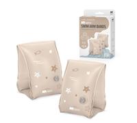 SIPO Manguitos inflables beige para niños de 3 a 6 años de ayuda de natación para aprender a nadar 15-30 kg para piscina viajes verano y vacaciones