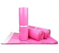 Sipobuy 100 Unidades De Bolsas De Correo Postal Express, Paquete De Sellado De Material PE, Bolsas De Correo, Sobres De Correo, Impermeables Y Resistentes A La Humedad (Pink, 20X30cm / 8X12in)