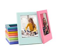 Sipobuy arco iris colorido mini bolsillo magnético Marcos Foto, 3.5x2.5 pulgadas, Marcos refrigerador, ajuste para Instax, 10 colores/pack
