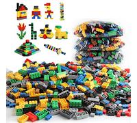Sipobuy DIY construcción Edificio de Ladrillos Creativo Conjunto de Bloques de 1000 Piezas, Compatible con Las Principales Marcas, múltiples Colores, Juguetes educativos para 3+ niños