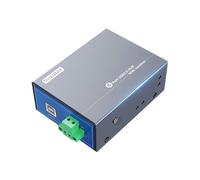 SIPOLAR Concentrador USB de Industrial con 4 Puertos, Aislado, con Protección Contra Sobretensiones y Diseño Antiestático