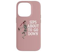 Sips About to Go Down Wine Drinking Retirement Sip Happens Carcasa para iPhone 14 Pro