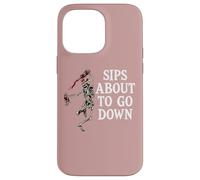 Sips About to Go Down Wine Drinking Retirement Sip Happens Carcasa para iPhone 14 Pro MAX