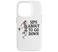 Sips About to Go Down Wine Retirement Party Life Sip Happens Carcasa para iPhone 14 Pro