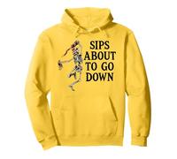 Sips About to Go Down Wine Retirement Party Life Sip Happens Sudadera con Capucha