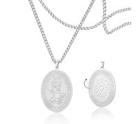 SIPURIS Collar Sun God Apolo, mitología griega, amuleto nórdico vikingo, accesorios para joyería para hombre, 1.02*1.46in, Acero inoxidable, No es una piedra preciosa