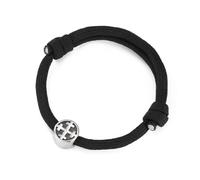 SIPURIS Pulsera de cuerda ajustable con cruz de Jerusalén para hombre, hecha a mano, pulsera de paracaídas, joyería para hombre, 10.2*10.9mm(0.4*0.43in), Acero inoxidable, No es una piedra preciosa