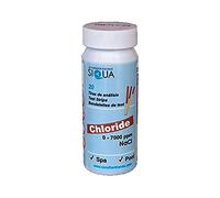 SIQUA Kit de Análisis de Sal para Piscinas Tiras De Detección De Agua Salada para Piscinas, Herramienta De Prueba De Agua Multiuso para Bañera De Hidromasaje, SPA, Piscina (20 Tiras)
