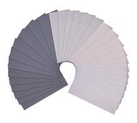 SIQUK 30 Piezas Papel de Lija 2000 3000 5000 7000 10000 Grit Seco y Húmedo de Hojas de Papel Abrasivo 9 x 3,6 Pulgadas