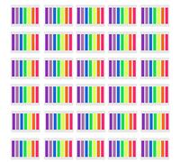 SIQUK 4200 Pieces Flag Tabs Marcadores de página en color Sticky Index Tabs Neon Note Tabs Page Banderas, 30 Sets 7 colores