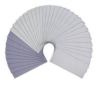 SIQUK - Papel de lija abrasivo (36 piezas, 3000, 5000, 7000, 10000 granos, papel abrasivo en seco al agua, 9 x 3,6 pulgadas, para acabado de muebles de madera de lijado para automóviles