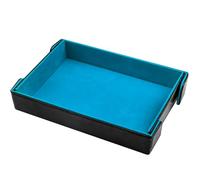 SIQUK Tablero de Dados Magnético Bandeja de Dados Rectangular Tablero de Dados Plegable Dice Tray para DND RPG, Azul Cielo