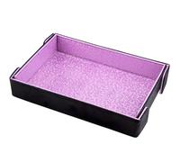 SIQUK Tablero de Dados Magnético Bandeja de Dados Rectangular Tablero de Dados Plegable Dice Tray para DND RPG, Escala Violeta