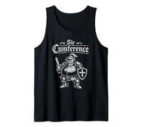 Sir Cumference Funny Medieval Knight Matemáticas Juego de Palabras REN Faire Camiseta sin Mangas