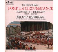 SIR EDWARD ELGAR POMP AND CIRCUMSTANCE - SIR JOHN BARBIROLLI NEW PHILHARMONIA LP (VINYL ALBUM) UK HIS MASTERS VOICE 1966