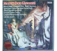 Sir Georg Solti & London Philharmonic Orchestra / Bernd Weikl / Margaret Price / Stuart Burrows / Sylvia Sass / Gabriel Bacquier / Lucia Popp / Alfred Sramek / Kurt Moll - Mozart: Don Giovanni (Gesamtaufnahme in italienischer Sprache) [Vinyl Schallplatte] [4 LP Box-Set]