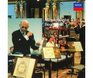 Sir Georg Solti / Vienna Philharmonic Orchestra - Sir Georg Solti / Vienna Philharmonic Orchestra - Mendelssohn Symphony No.4 & Beethoven: Symphony No.5 [Japan CD] UCCD-4698