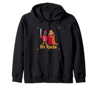 Sir Hot Chili Sauce Art Racha Divertido Diseño Medieval Sudadera con Capucha
