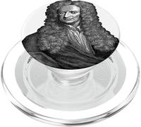 Sir Isaac Newton Cara Retrato Gravedad Ciencia PopSockets PopGrip para MagSafe