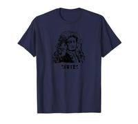 Sir Isaac Newton Matemático Inglés Físico Astrónomo Camiseta