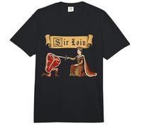 Sir Loin Solomillo REN Faire Caballero Juego de Palabras Medieval Meme Comfort Colors Adult Heavyweight T-Shirt
