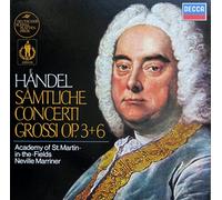 Sir Neville Marriner - Händel: Sämtliche Concerti grossi Op. 3 + 6 [Vinyl Schallplatte] [4 LP Box-Set]