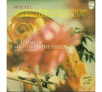 Sir Neville Marriner, The Academy Of St. Martin-in-the-Fields - Mozart: Concerto For Flute and Harp Sinfonia Concertante, K.297b [LP]