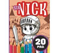 Sir Nick: Smart Coloring Book - Easy Math for Kids (Ages 4-8) (LumiCromi Coloring Books)