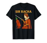 Sir Racha Funny Meme Caballero Salsa Picante Humor Camiseta