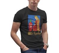 Sir Racha - Funny Sriracha Sauce Medieval Parody tee for Hot Sauce Lovers & Foodies Camiseta De Hombre Negra Size XL