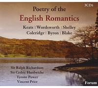 Sir Ralph Richardson, récitant - Keats, Shelley, Byron, Blake : Poetry of the English Romantics.