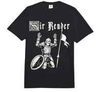 Sir Render Rendición Divertido Festival Renacimiento Caballero Meme Comfort Colors Adult Heavyweight T-Shirt