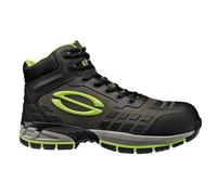 Sir Safety System MB2016ZB46 Dielectric - Zapatilla alta al tobillo, negro/verde limón, talla 46