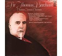 SIR THOMAS BEECHAM - CONDUCTS FAMOUS OVERTURES LP (VINYL ALBUM) UK MUSIC FOR PLEASURE 1974