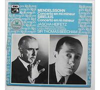 Sir Thomas Beecham, Royal Philharmonic Orchestra - Mendelssohn: Concerto En Mi Mineur, Sibelius: Concerto Enre Mineur [LP]