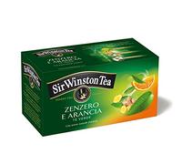 Sir Winston Tea - Té verde, jengibre y naranja - 2 paquetes de 20 filtros [40 filtros]