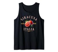 Siracusa Sicilia Italia Naranja sanguina Camiseta sin Mangas